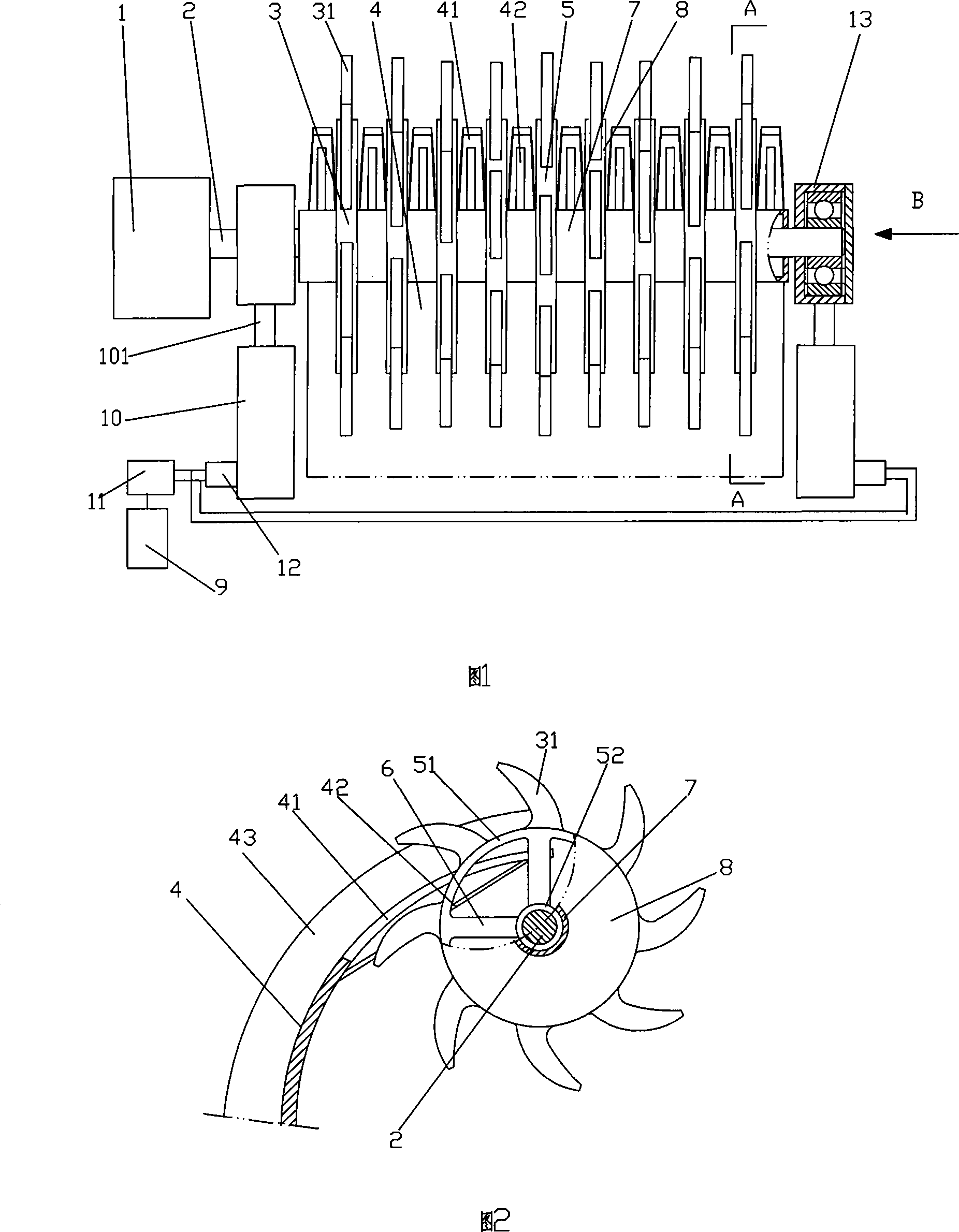 Device for cleaning waters floating material