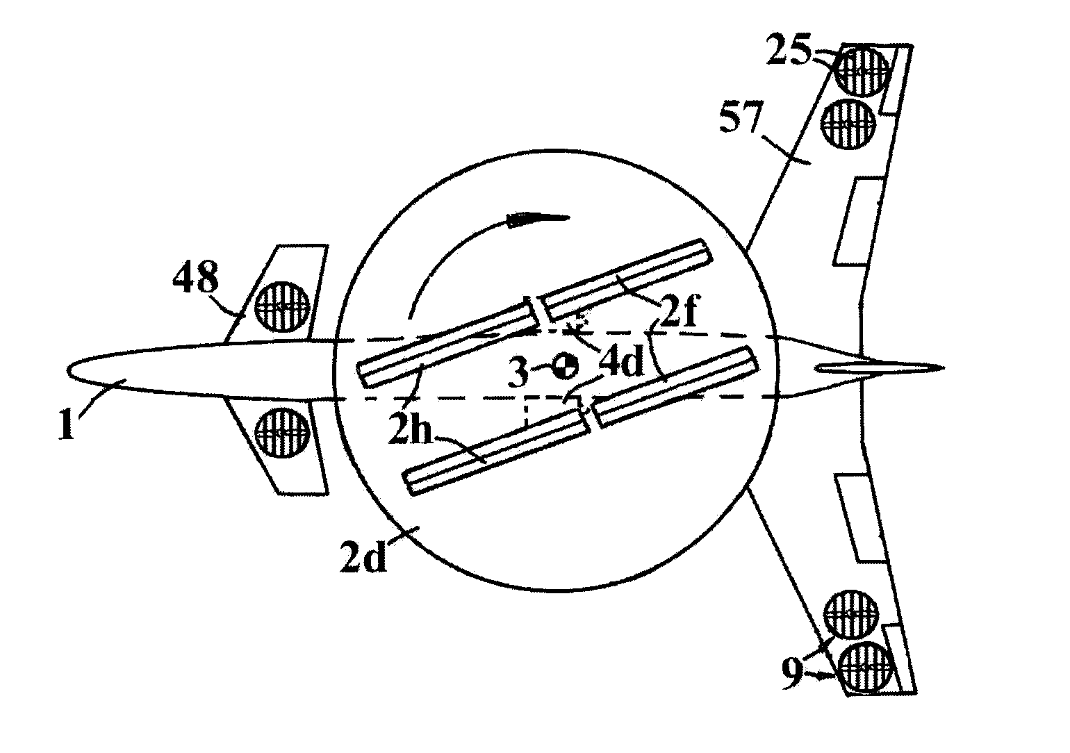 Lift Propulsion and Stabilizing System and Procedure For Vertical Take-Off and Landing Aircraft