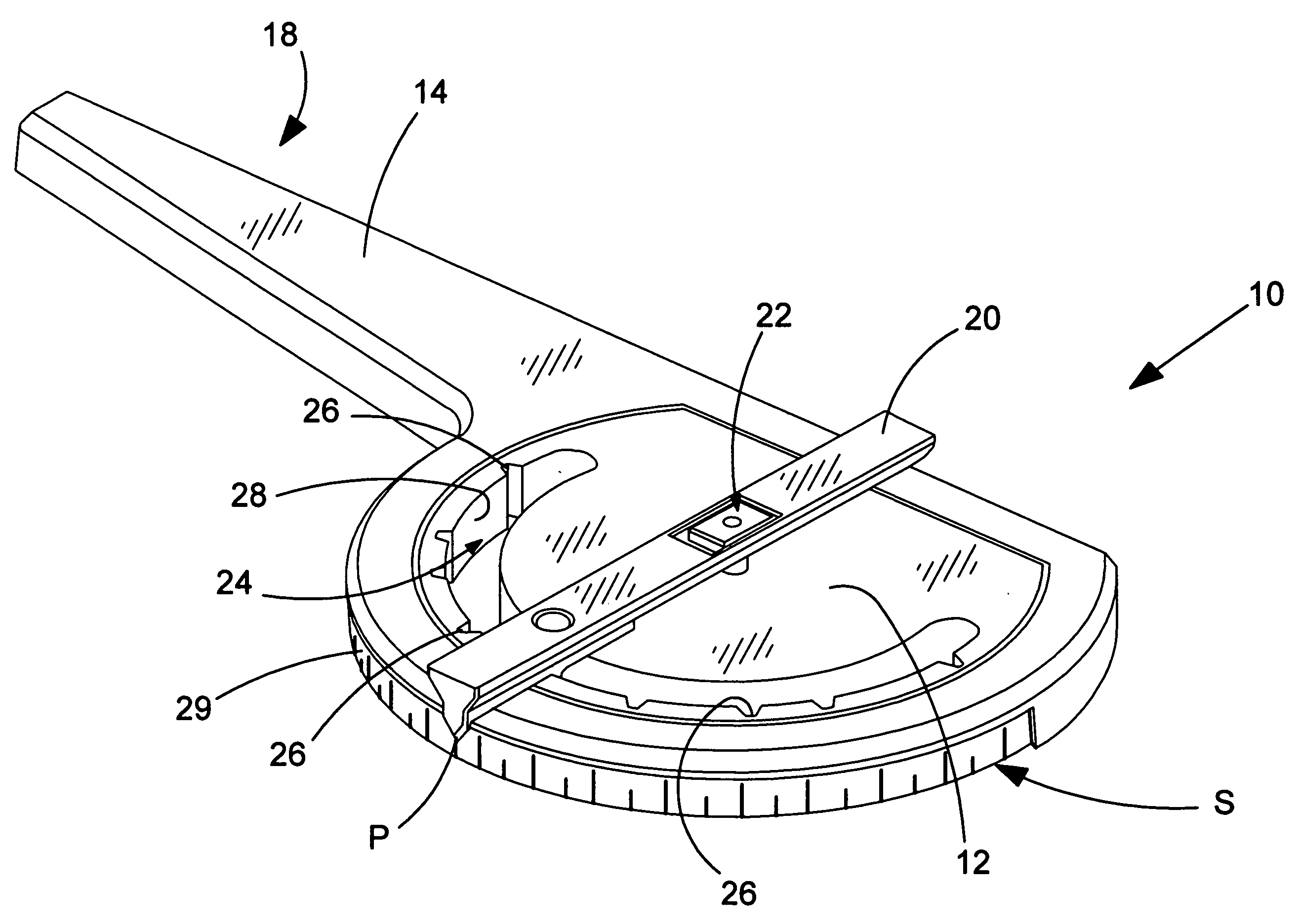 Attachment for a power tool guide rail