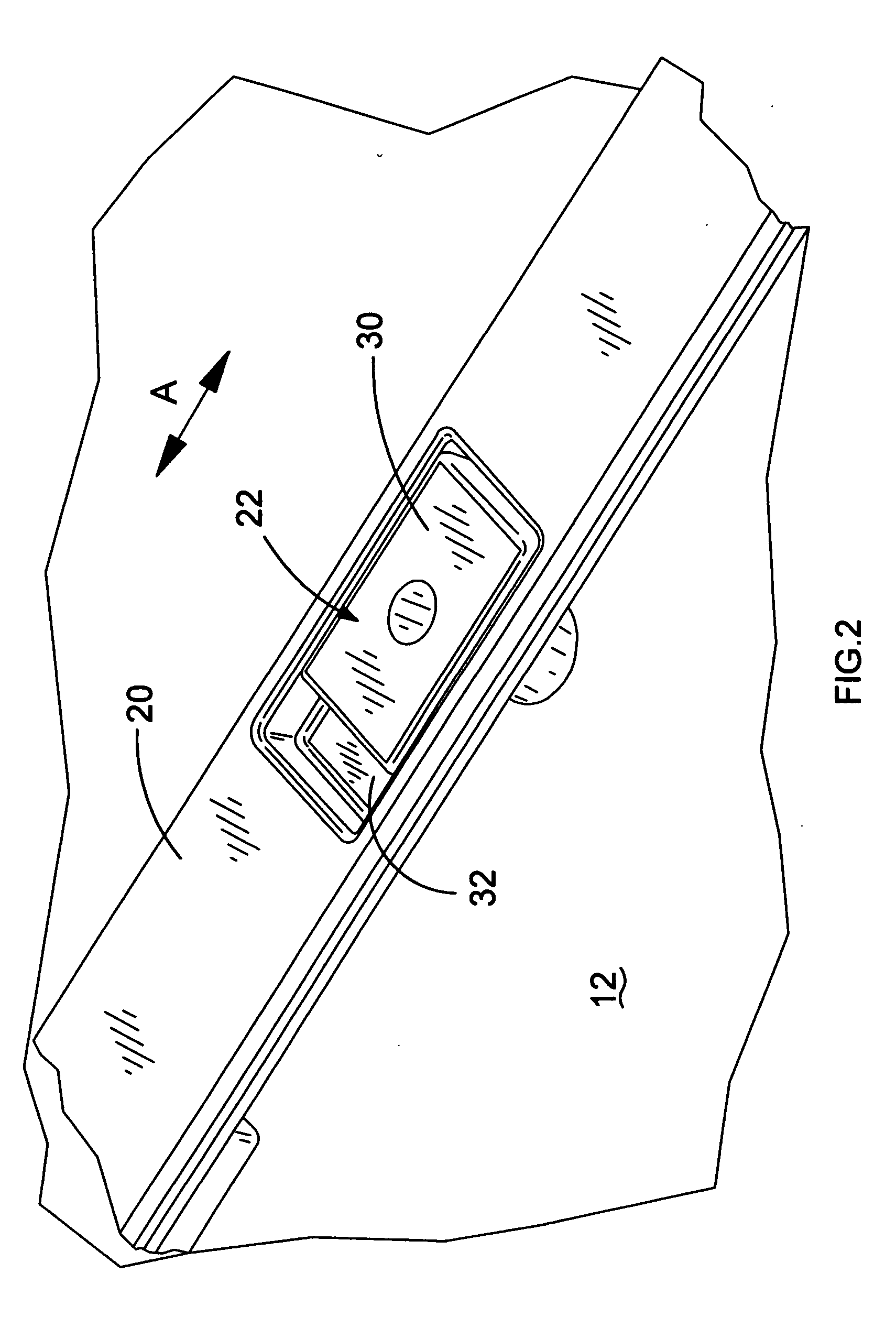 Attachment for a power tool guide rail