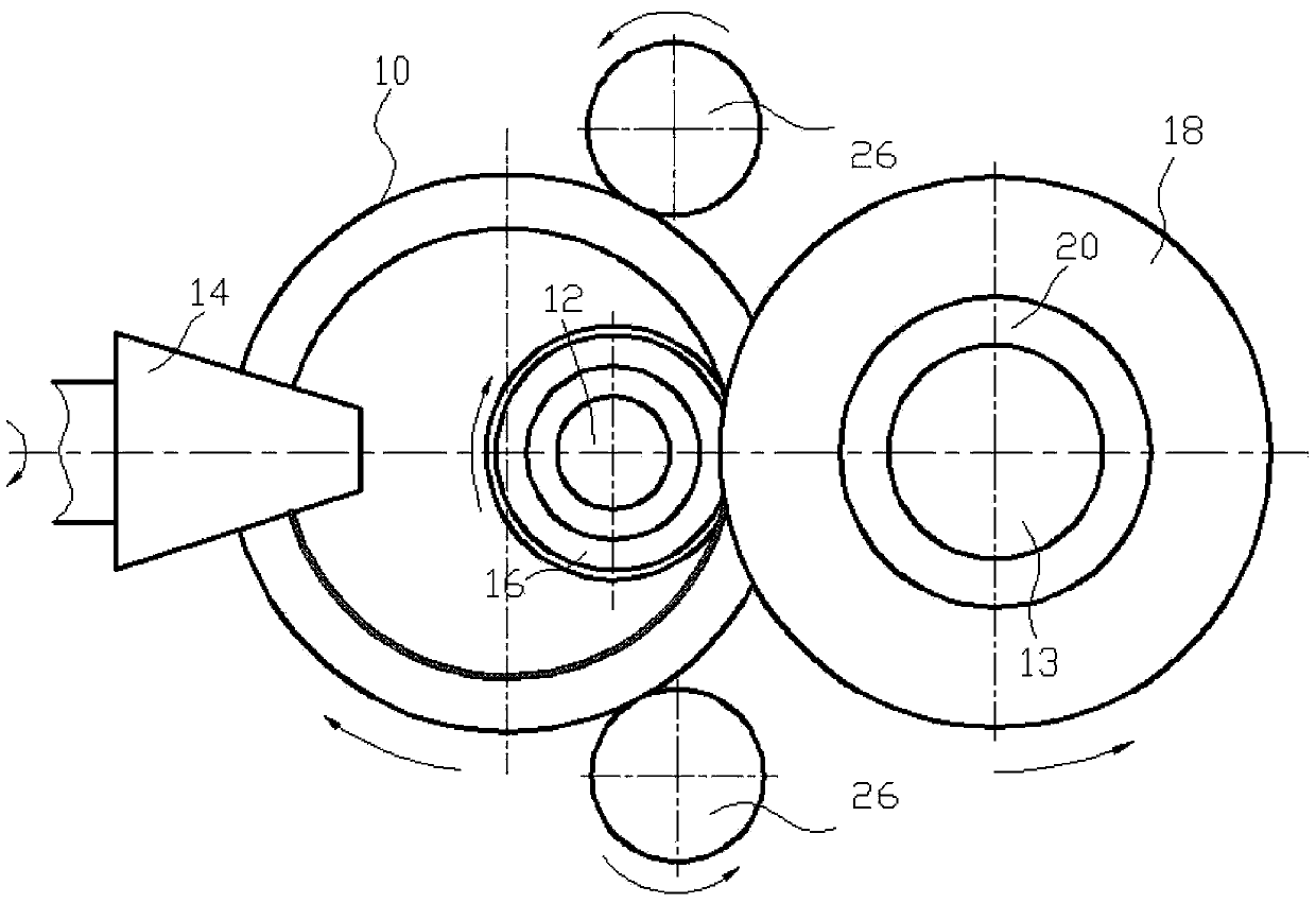 Roll shaping method of ultrahigh-strength steel complex deformed section annular piece