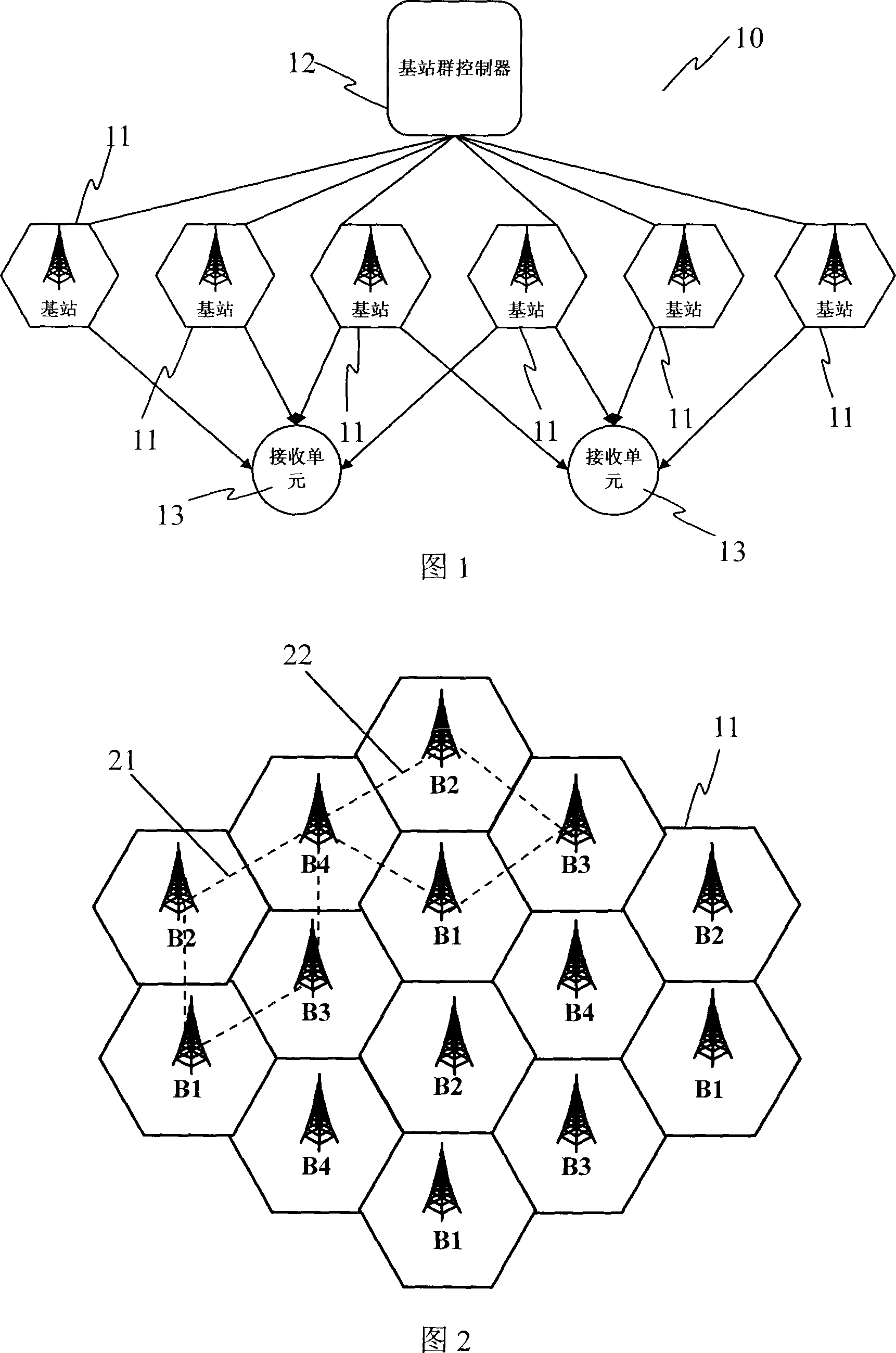 Multiple base station broadcast system and method