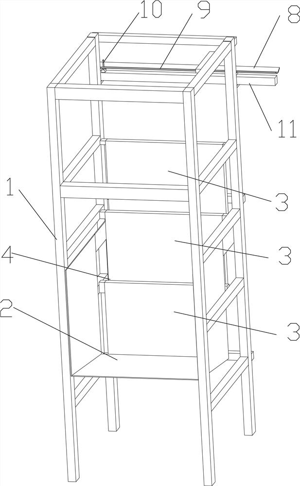 Stepped lifting, conveying and feeding device for automobile sleeve polishing and method