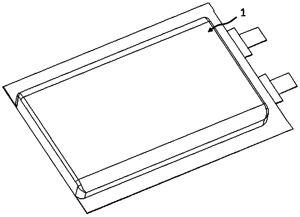 Lithium-ion battery packaging housing and lithium ion battery comprising same