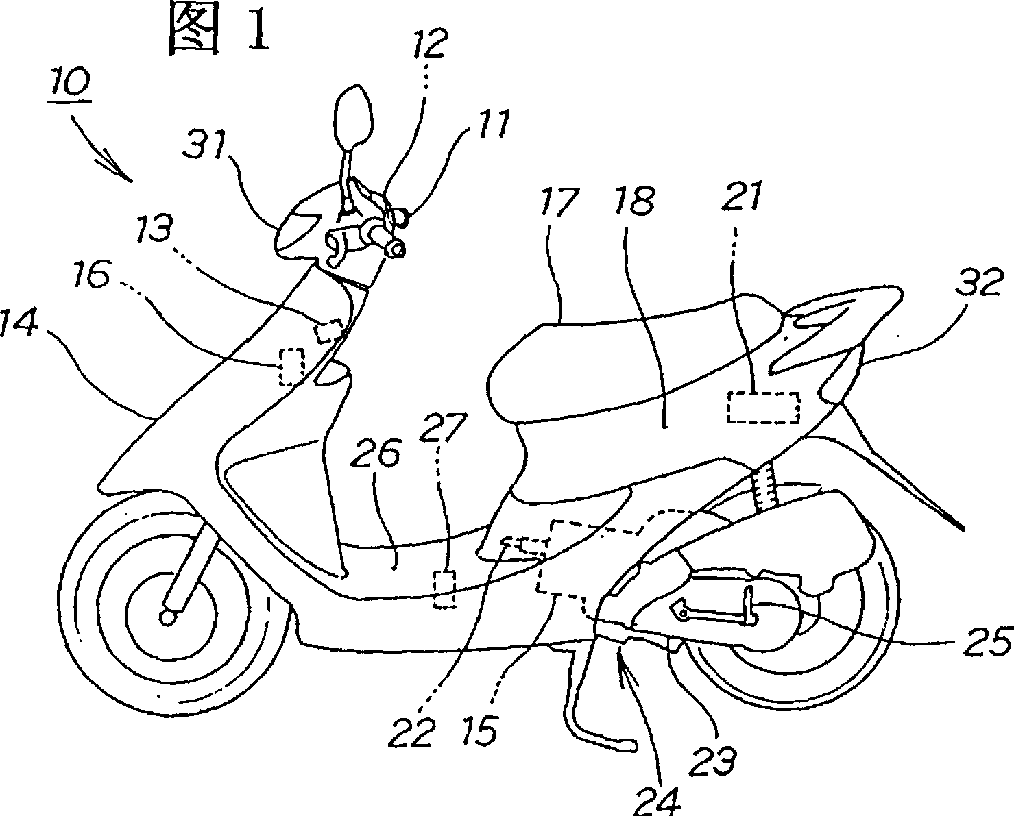 Electric supply device for vehicle