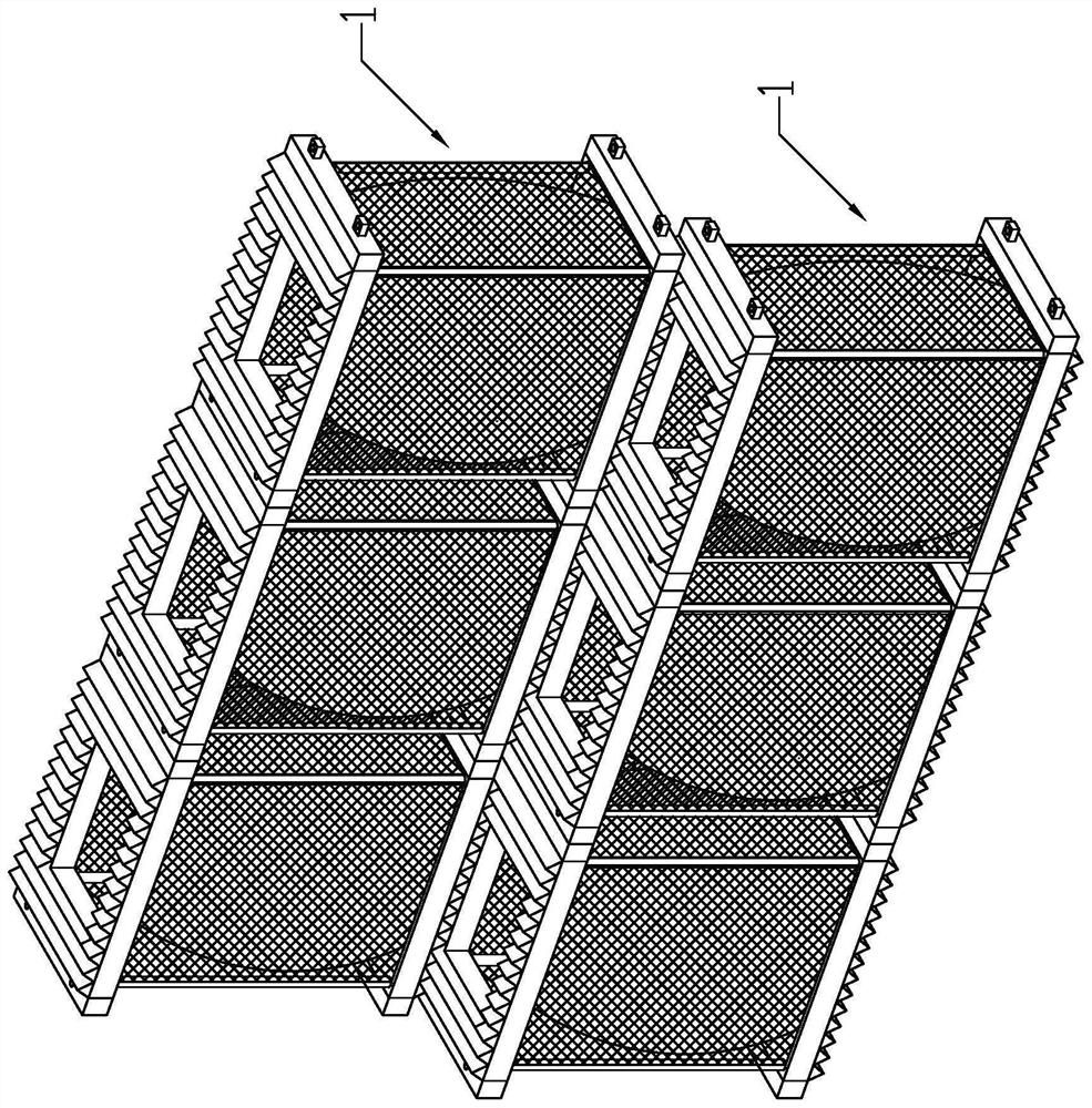 A flood control cofferdam device and its construction method