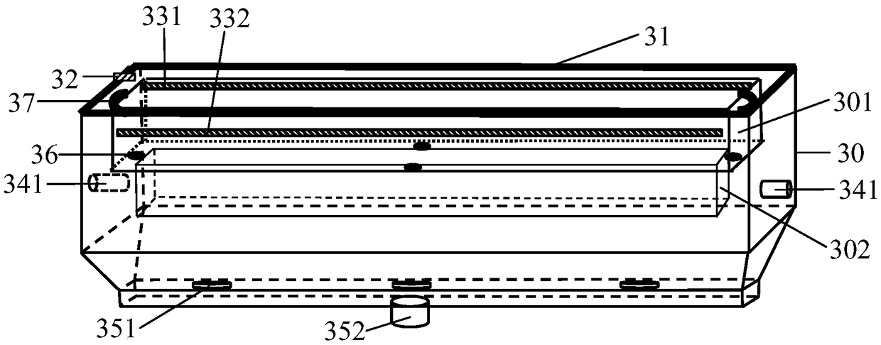 Washing device and method, developing system and method