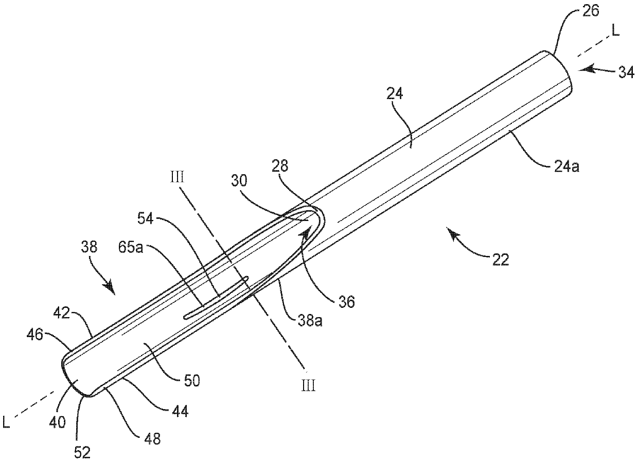 Vertebral body access cannula with enhanced bending stiffness