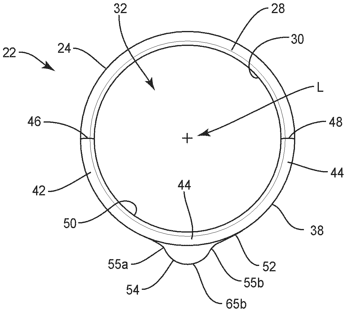 Vertebral body access cannula with enhanced bending stiffness