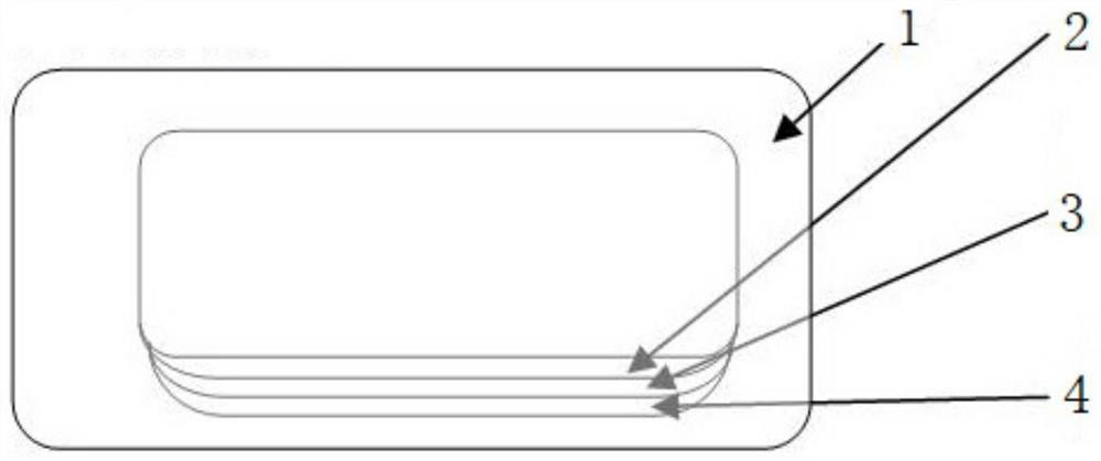 Antibacterial dressing with composite function and preparation method thereof