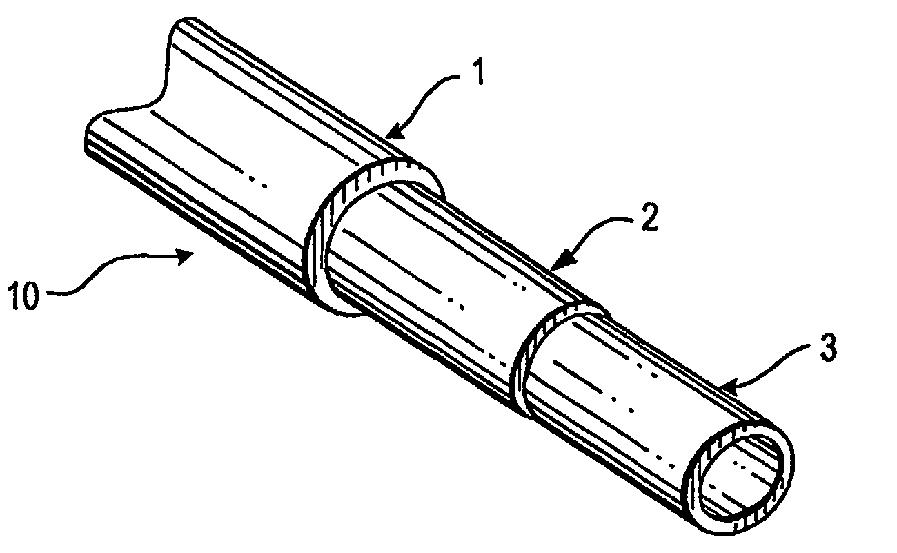 Co-extruded tubing