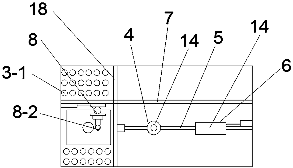 Device for automatically testing indirect immunofluorescence and use method thereof