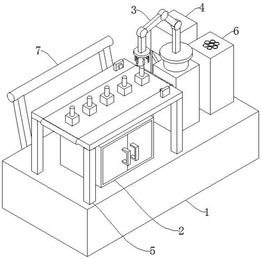 Core column bottling and packaging production device used in field of superhard material production