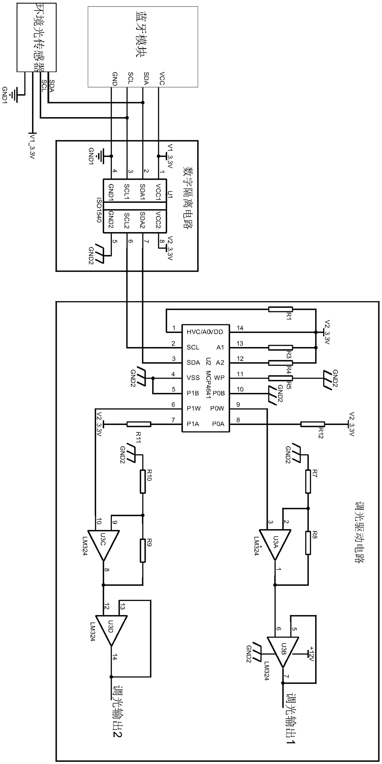 LED driver based on Internet of Things and implementation method thereof