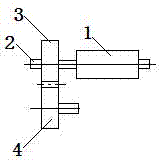 Opening device applied for weaving twilled satin