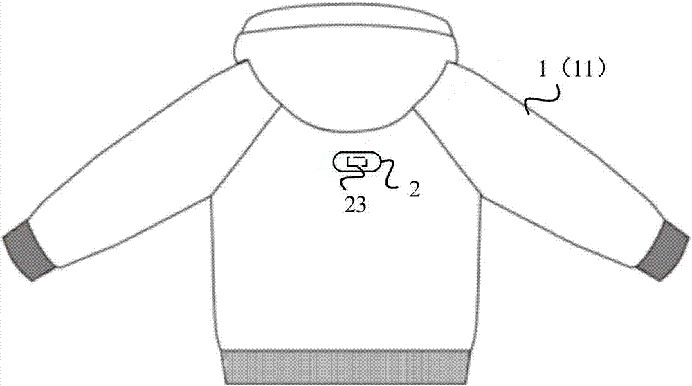 Worn clothes number monitoring device and method, and upper outer garment