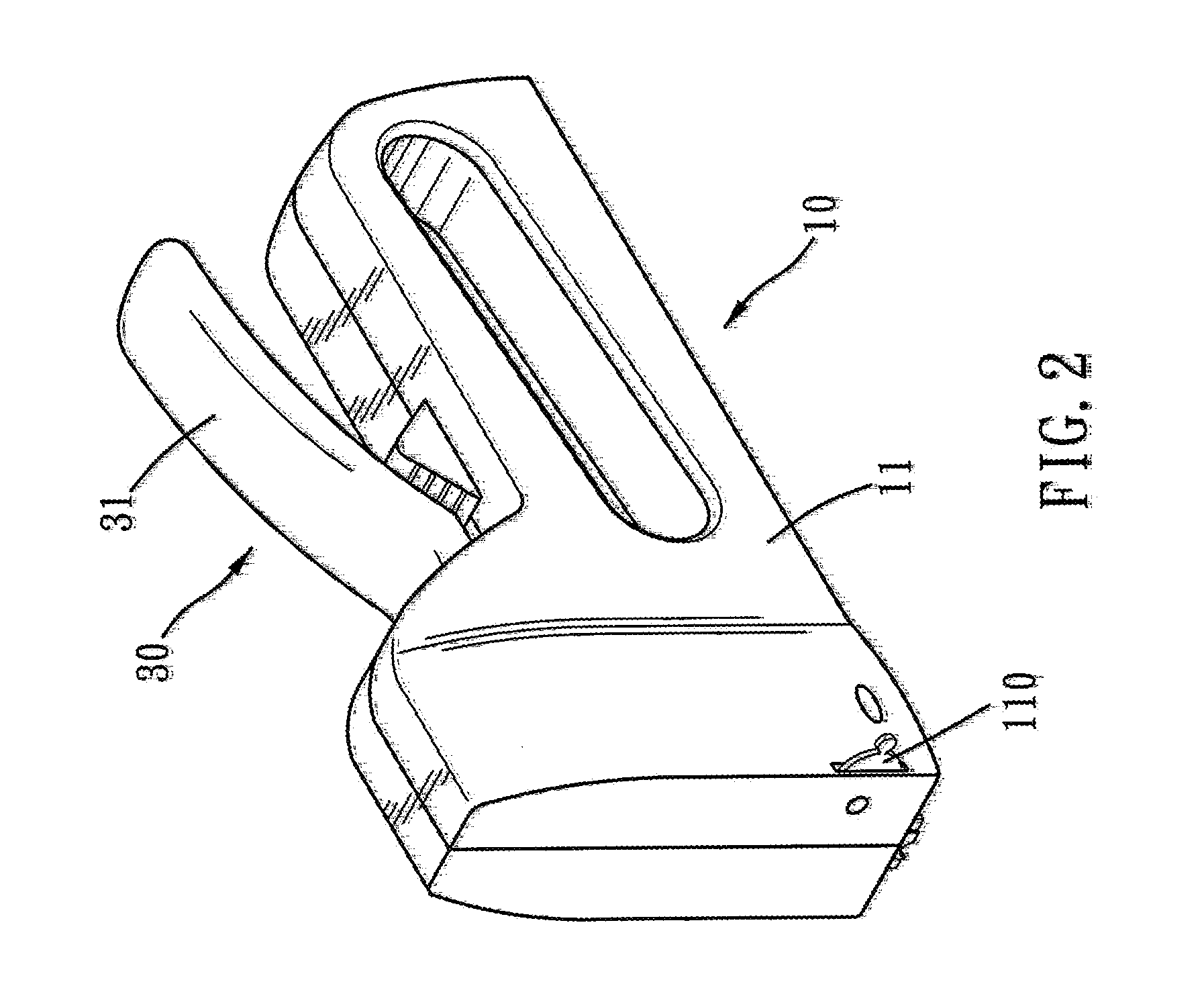Nailing device adapted for nail units of different sizes