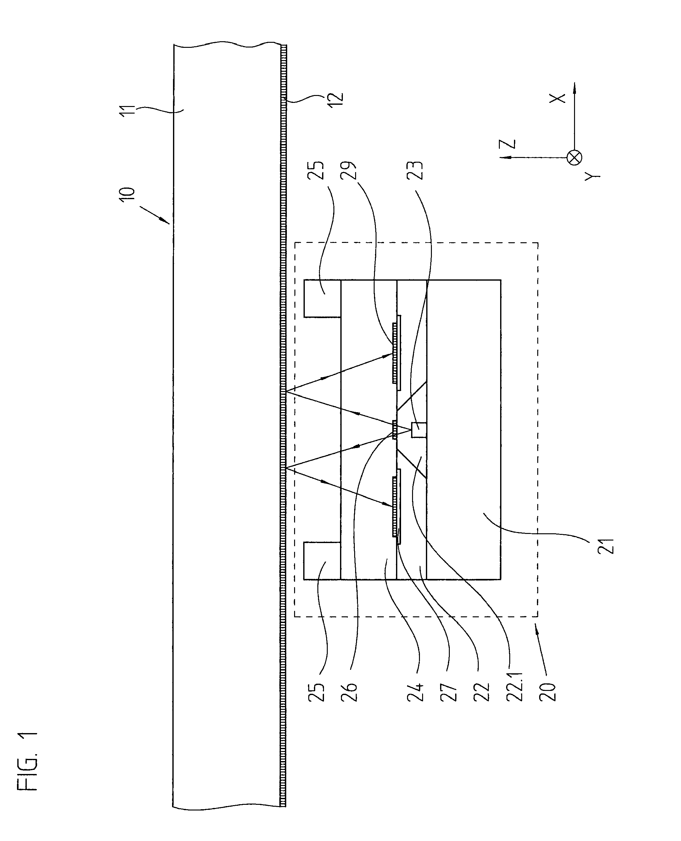 Optical position-measuring device