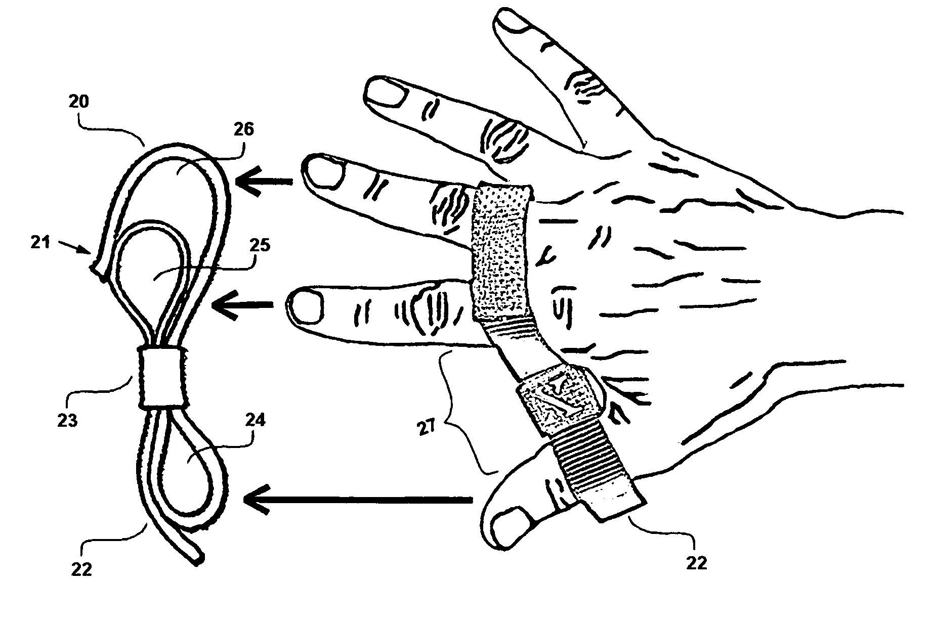 Strape glove