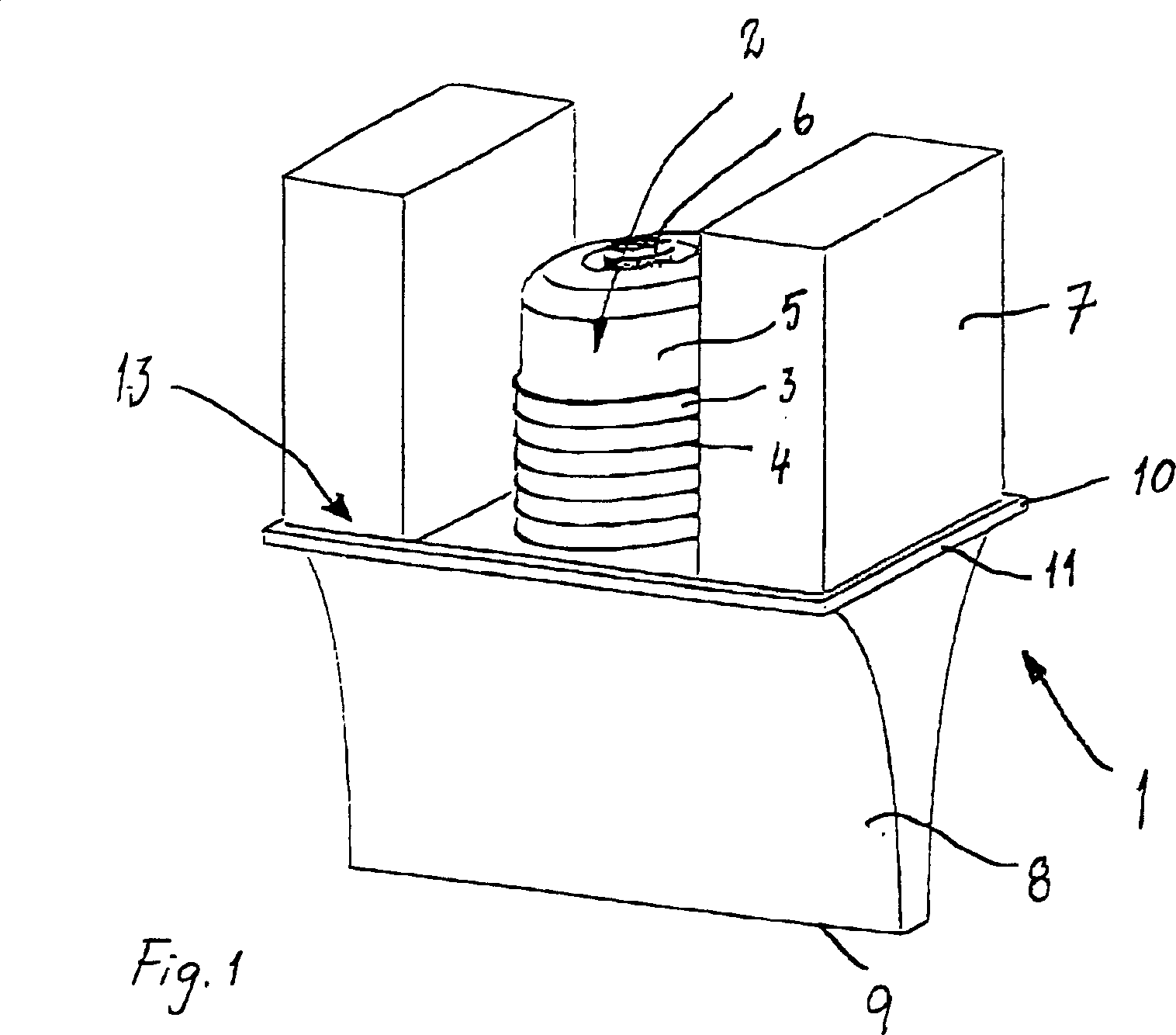 Driving device structure of supersonic seal device