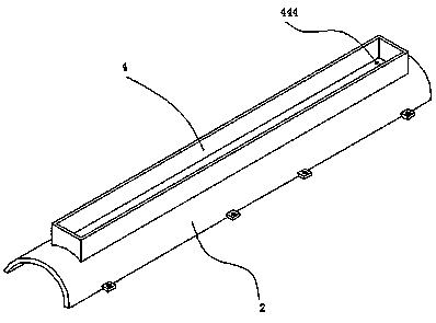 Rainwater collection and treatment pipeline