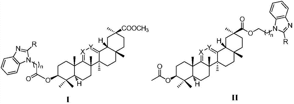 18 beta-glycyrrhetinic acid derivative and application thereof