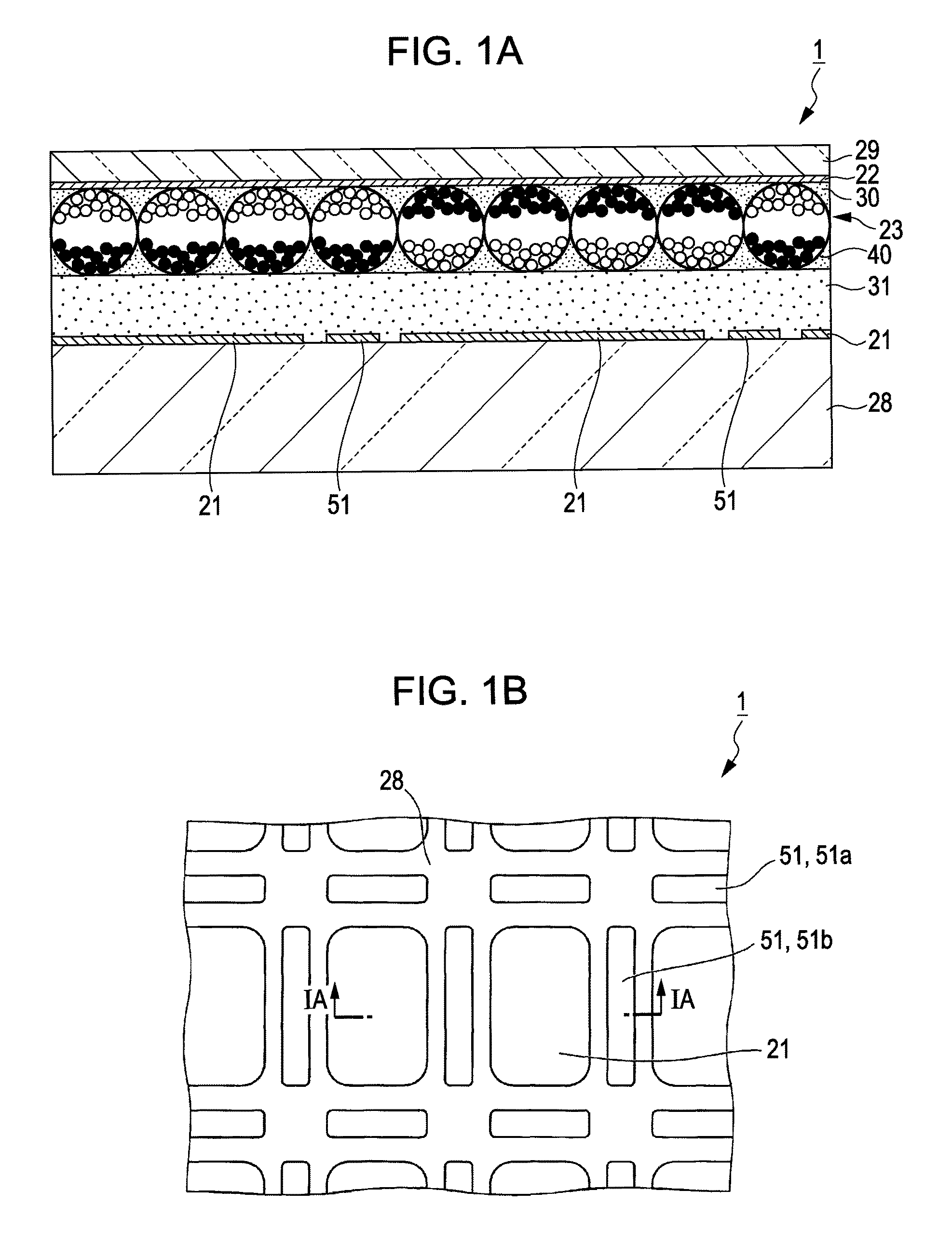 Electrophoretic display device and electronic apparatus