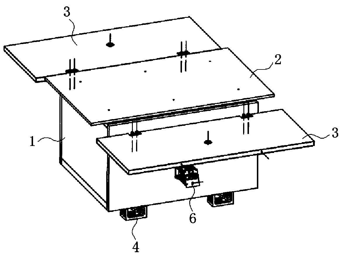 Cabin plate type satellite configuration and assembly method thereof