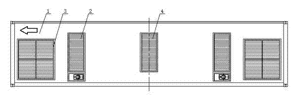 Air-conditioned container