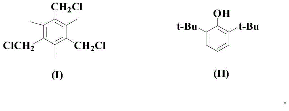 Synthesis method for hindered phenolic compound antioxidant 330