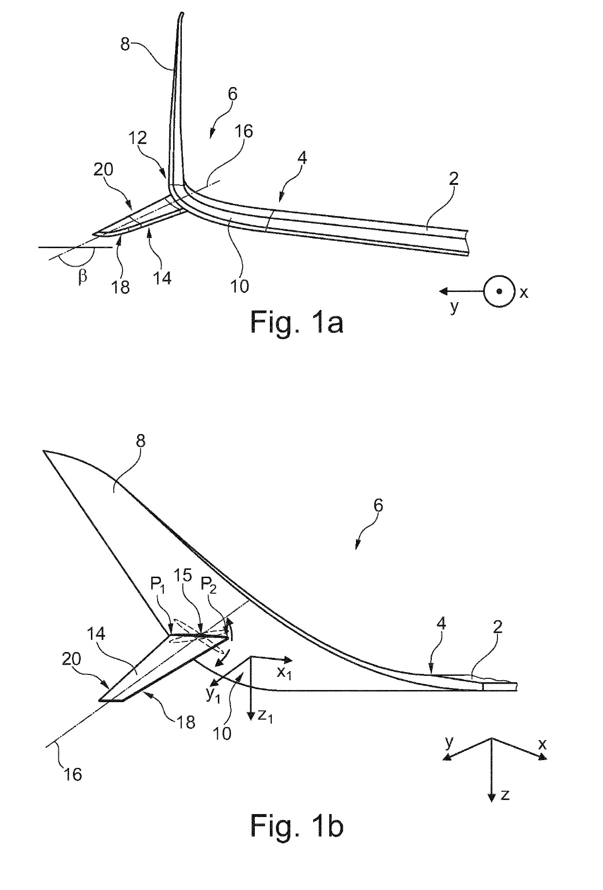 Aircraft With Load Reducing Wing Like Element