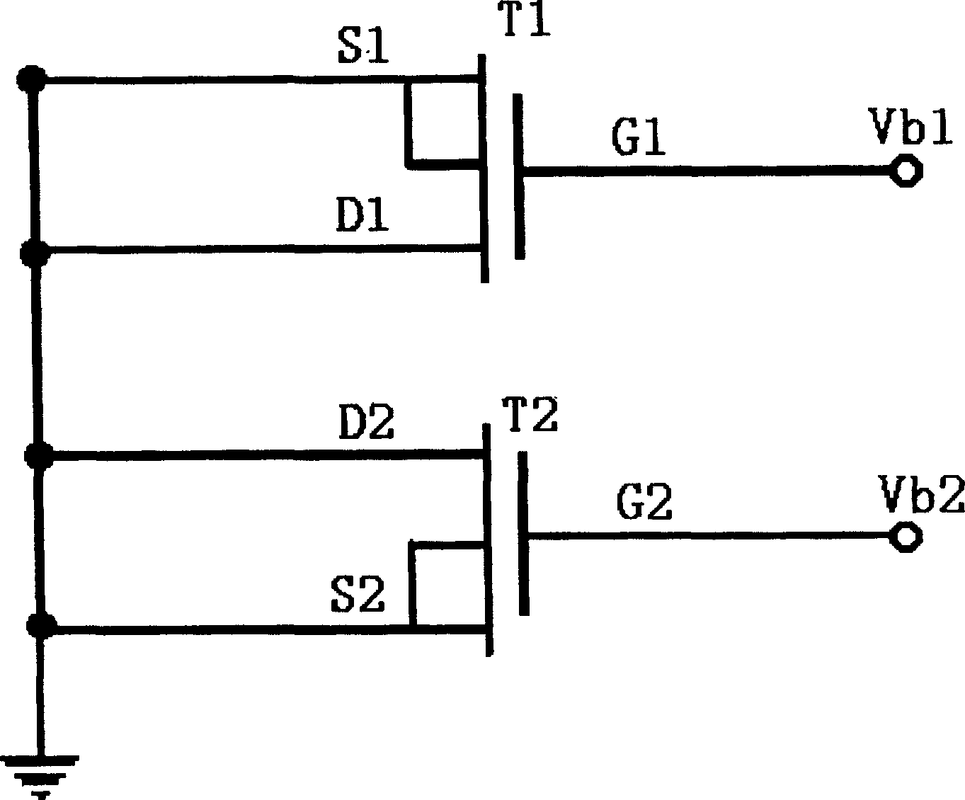 Geminate transistors type PMOS radiation dose meter with differential output and its preparation method