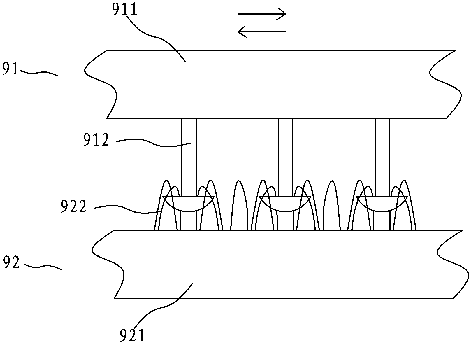 Buckling process for disposable absorbent article fixed patches