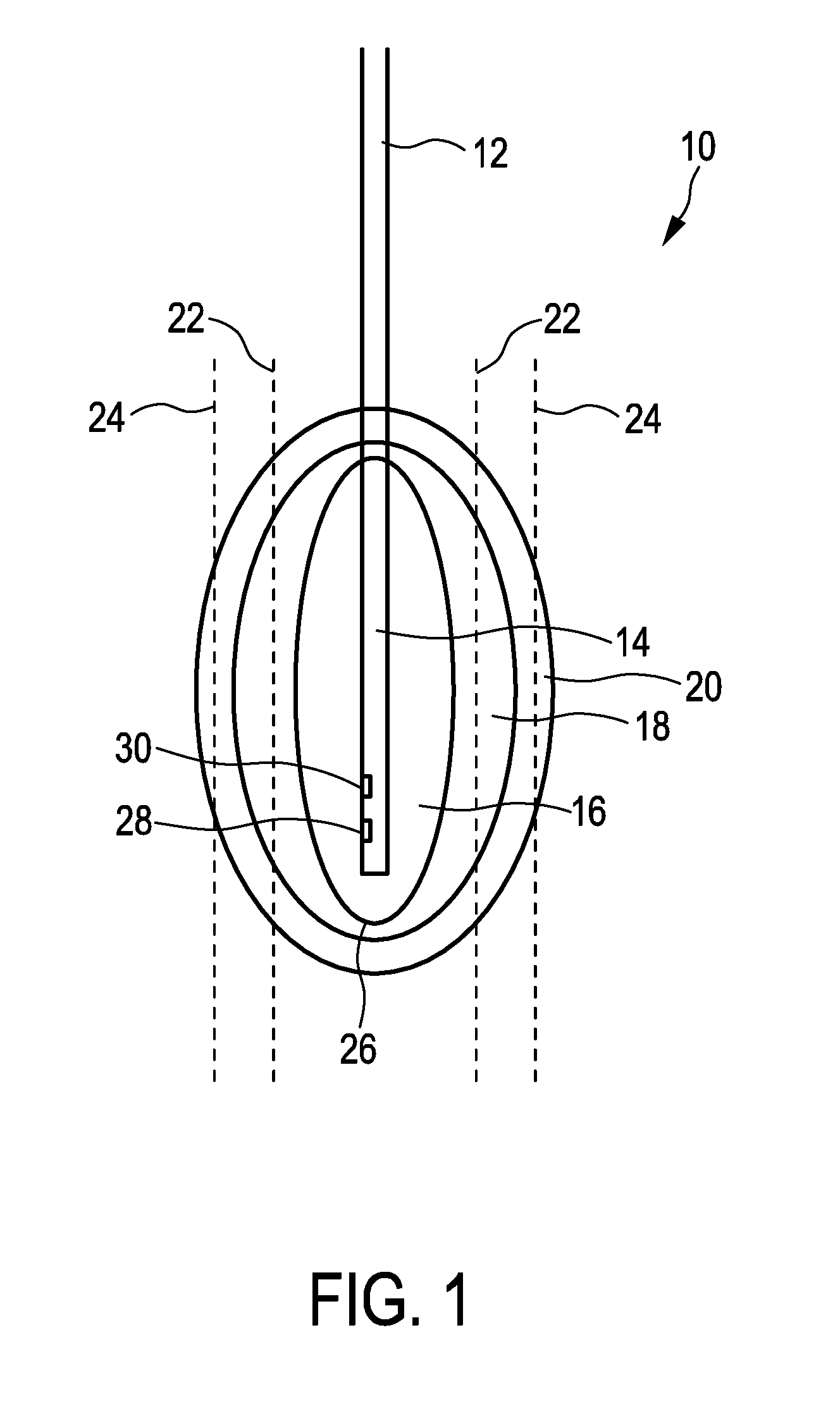 Temperature monitoring apparatus and method for monitoring a temperature within a tissue