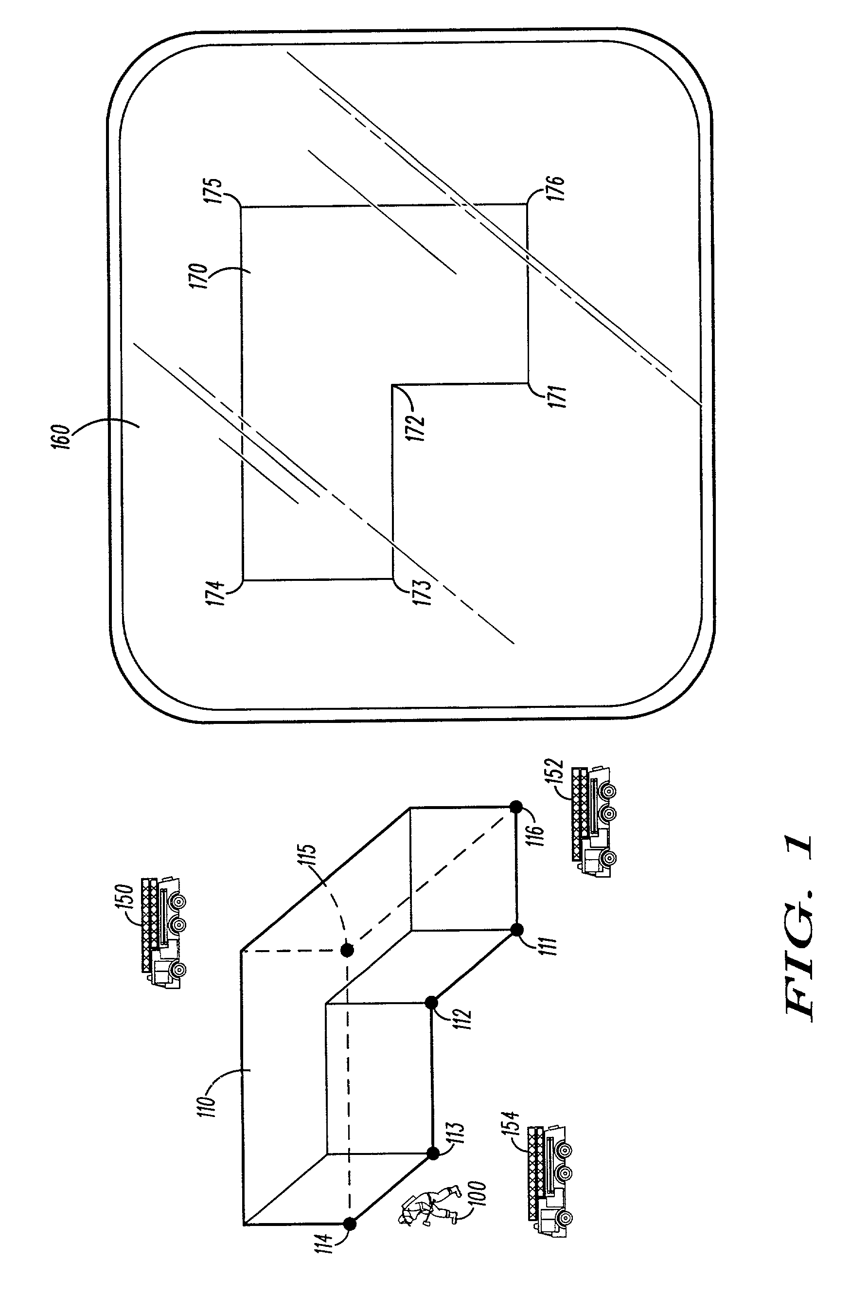 System and method for inferring an electronic rendering of an environment