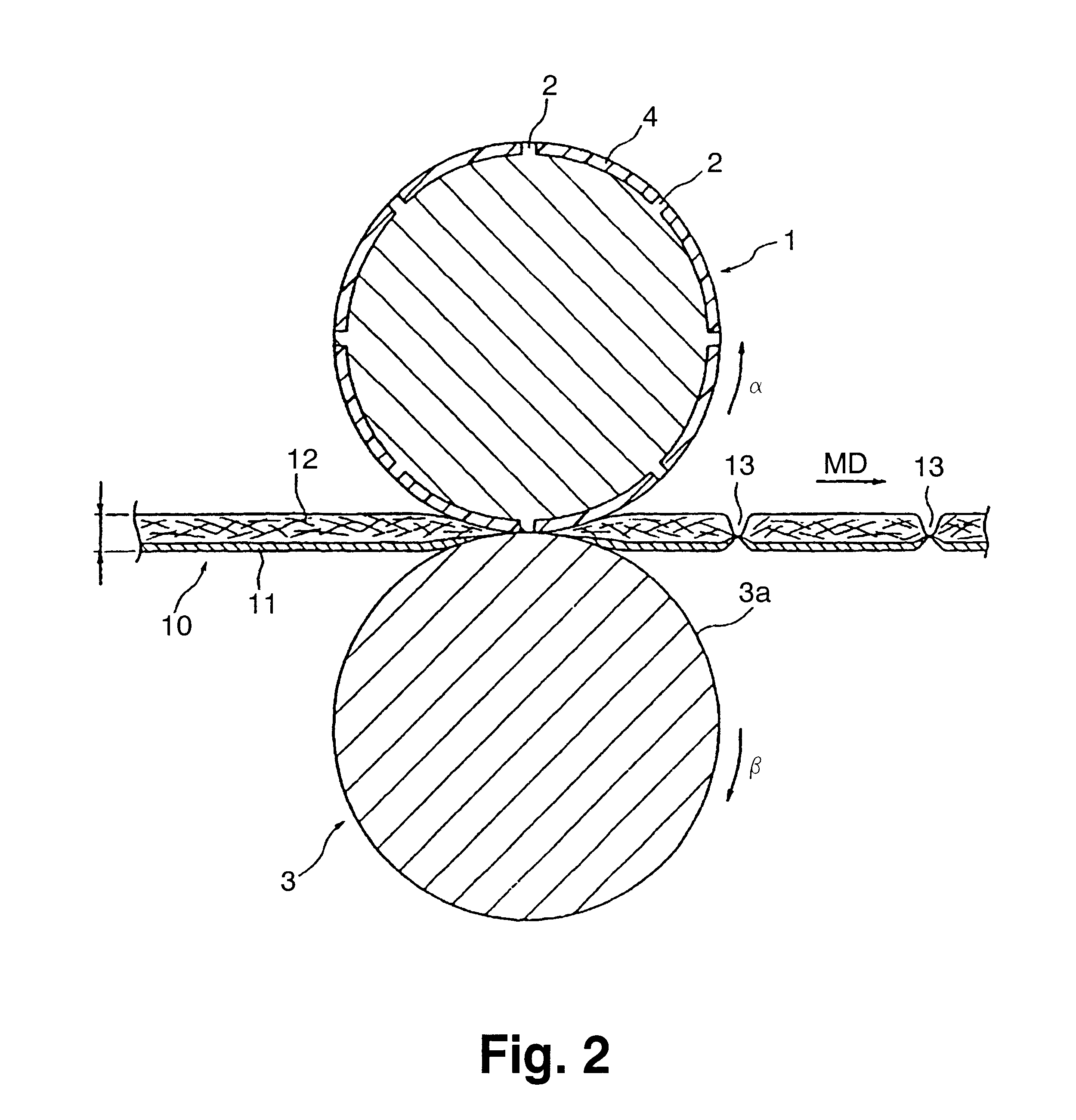 Heat-sealing method and apparatus for fiber sheets