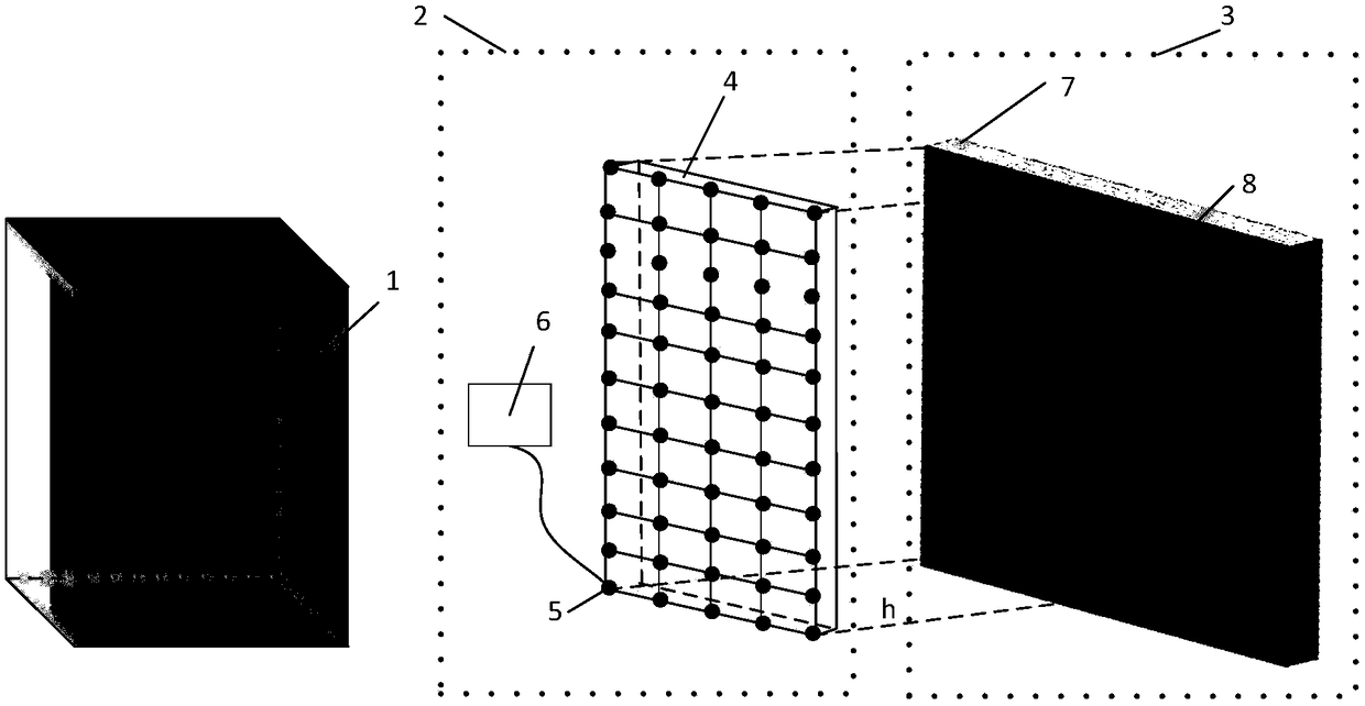 Acoustic metamaterial barrier system for transformer noise spatial distribution characteristics