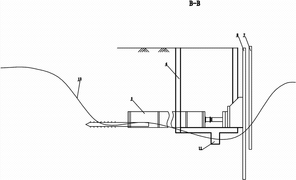 Hand digging type pipe jacking construction device and method for sediment and sludge areas