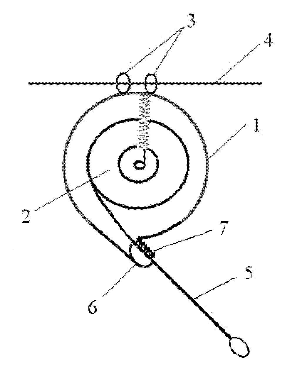 Vine suspending device