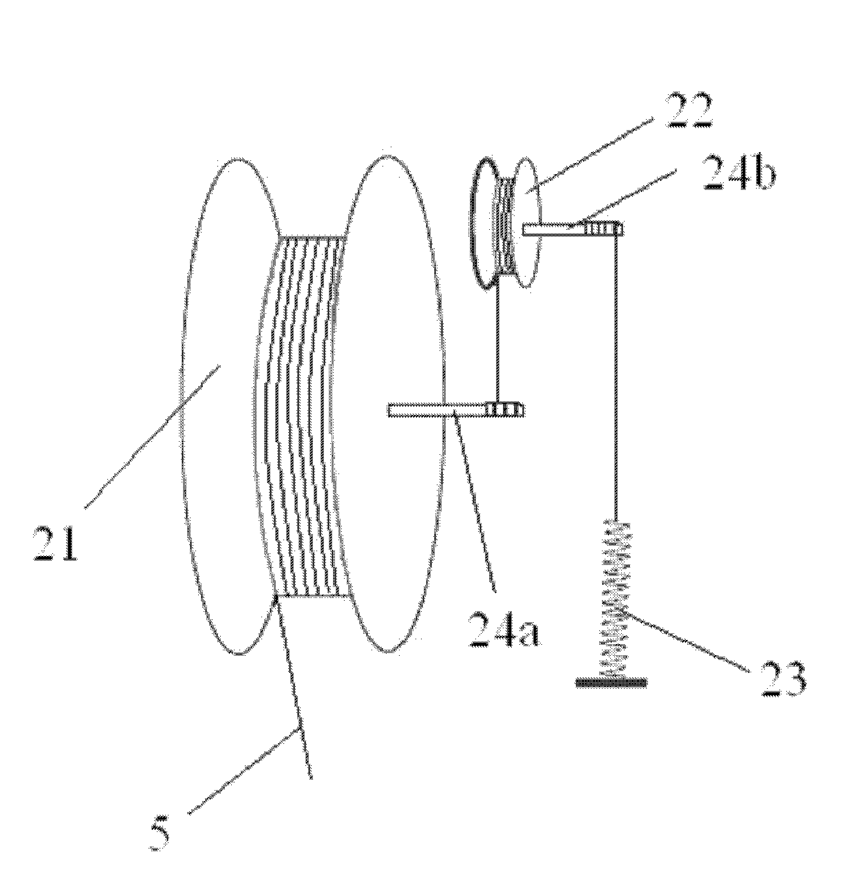 Vine suspending device