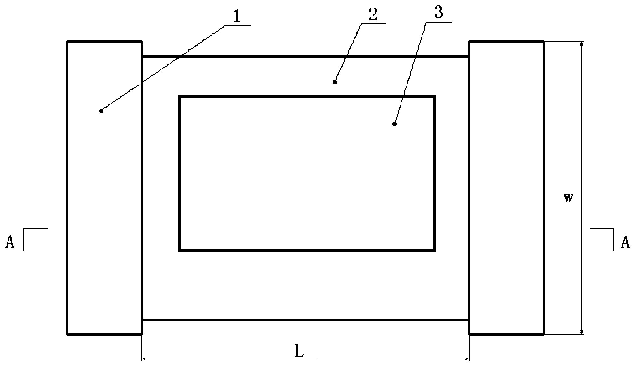 Chip film fixed resistor with resistance of 10-1Momega