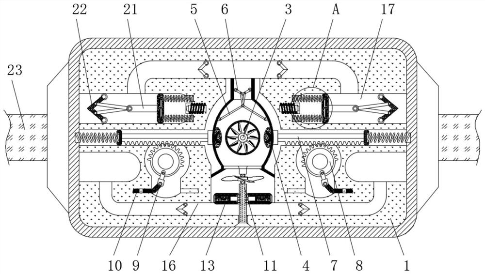 Air pressure stabilizing device capable of stably outputting nitrogen and saving energy