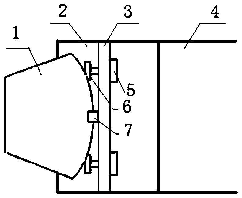 Device and method for controlling distance between paint on silicon steel sheet