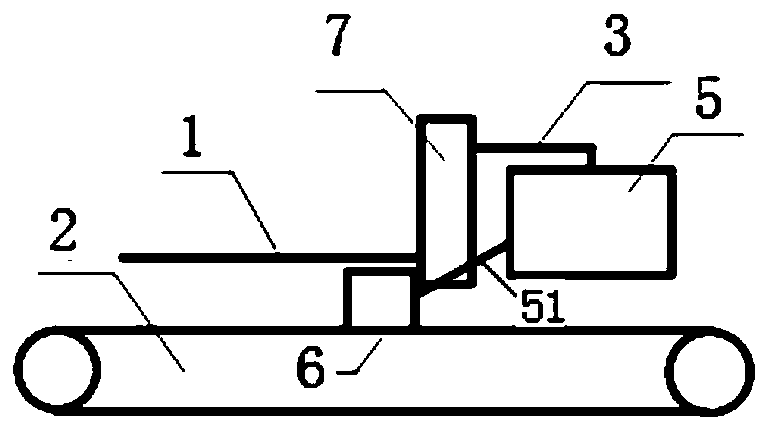 Device and method for controlling distance between paint on silicon steel sheet