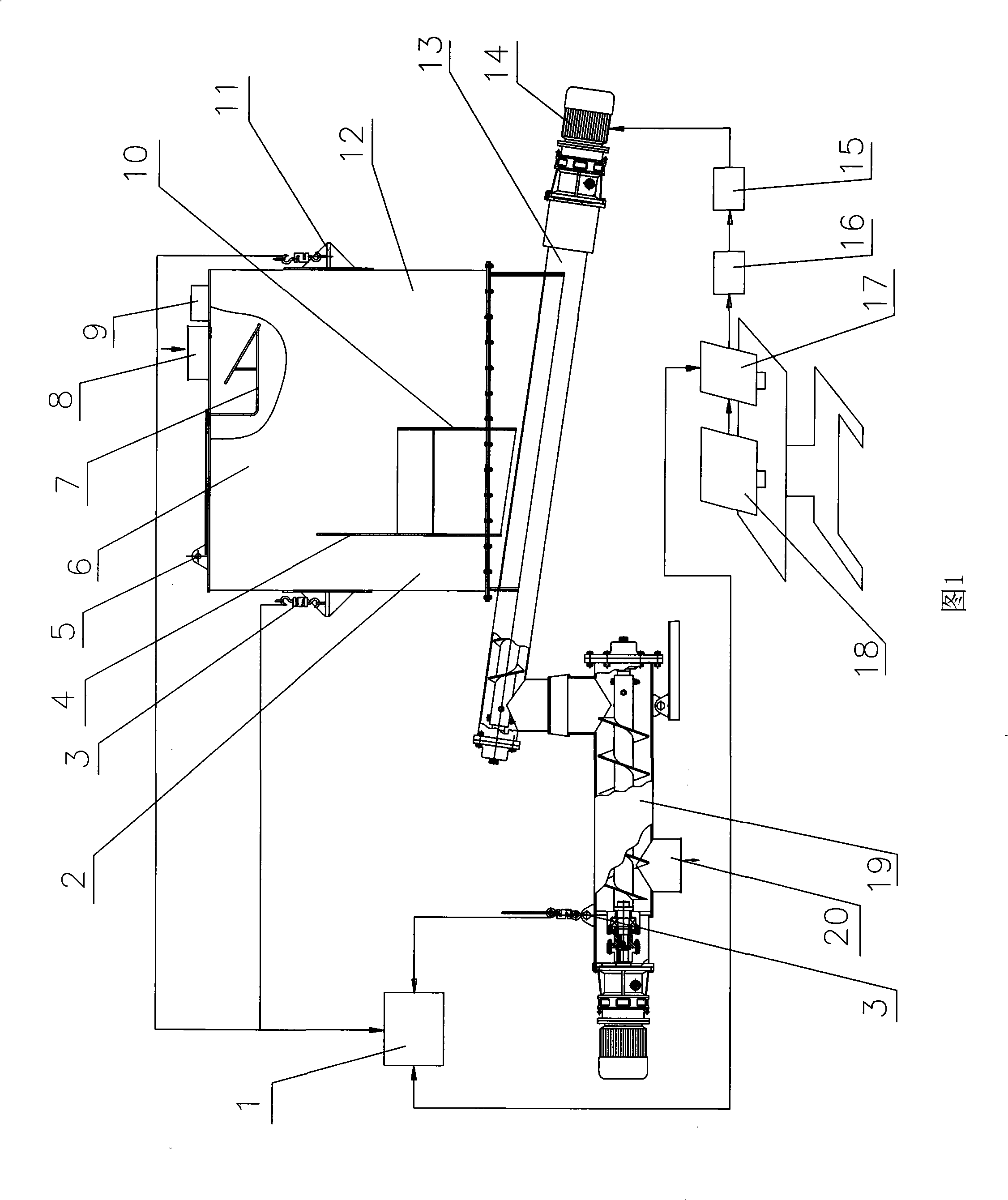 Cement supply online calibration system of stable soil plant mix equipment