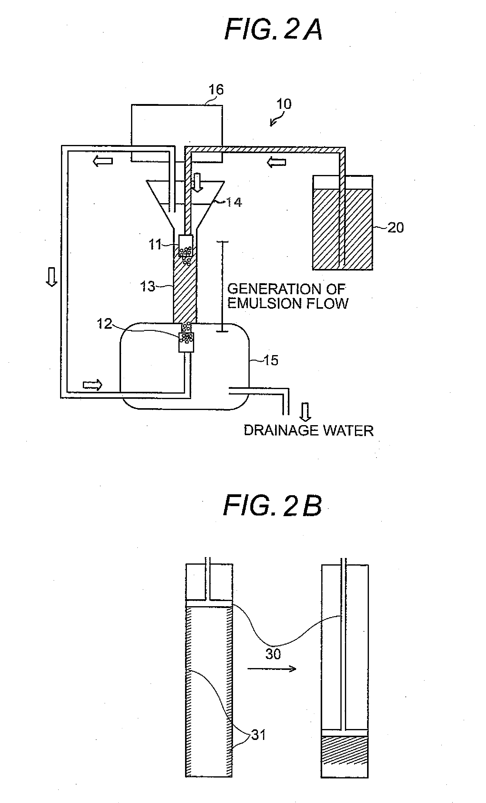 Continuous collection method of particle component in aqueous solution and apparatus therefor