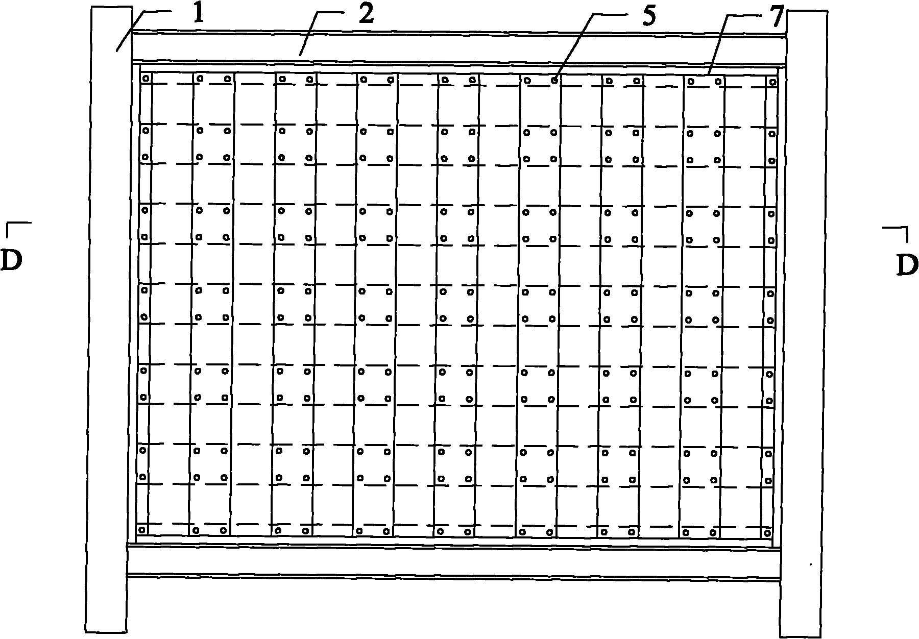 Shear wall composed of multilayer steel plates
