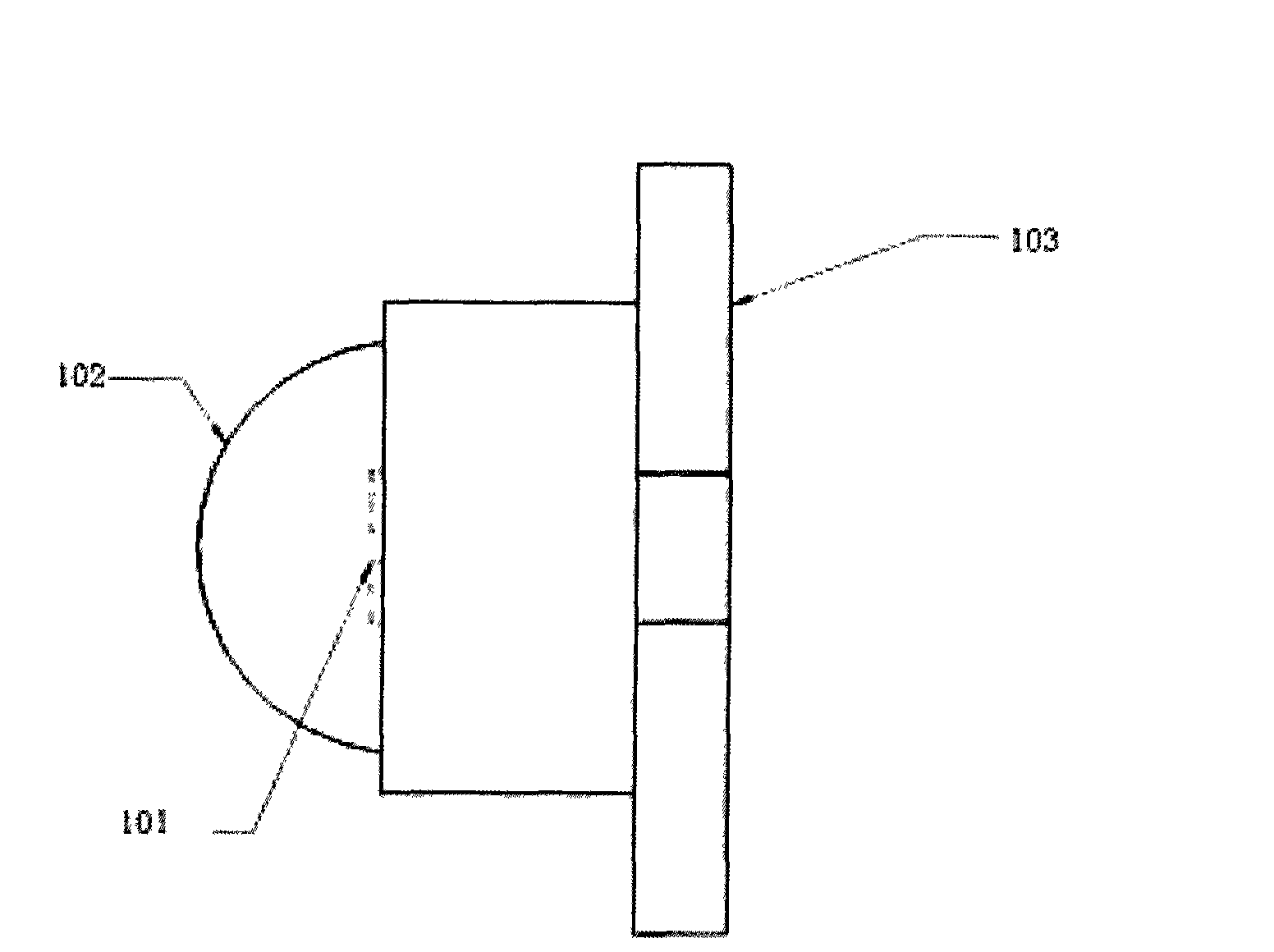 LCD projection optical engine adopting LED light source and projection device thereof