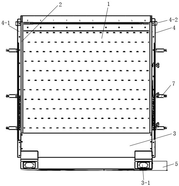 Specific gravity table for positive-pressure specific-gravity fine selecting machine