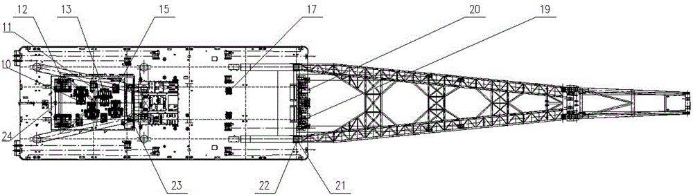 Large-scale ultrahigh lift height floating crane